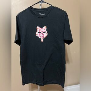Fox Black Tee with Vibrant Graphic